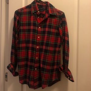 Ralph Lauren red plaid flannel shirt